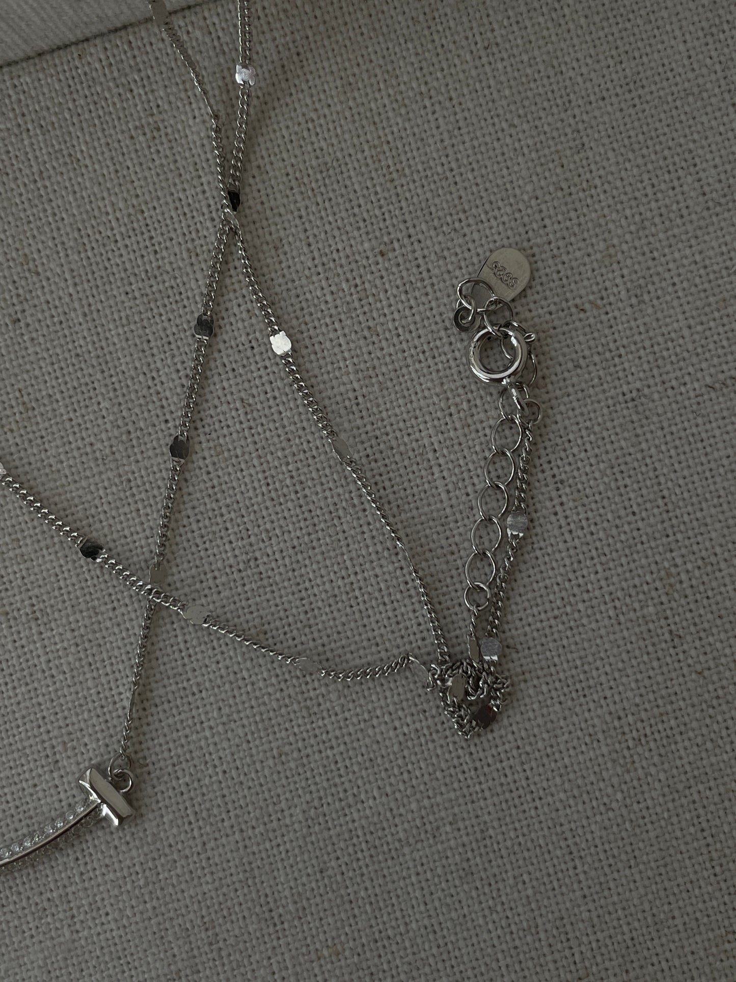 The Silver Smile Necklace