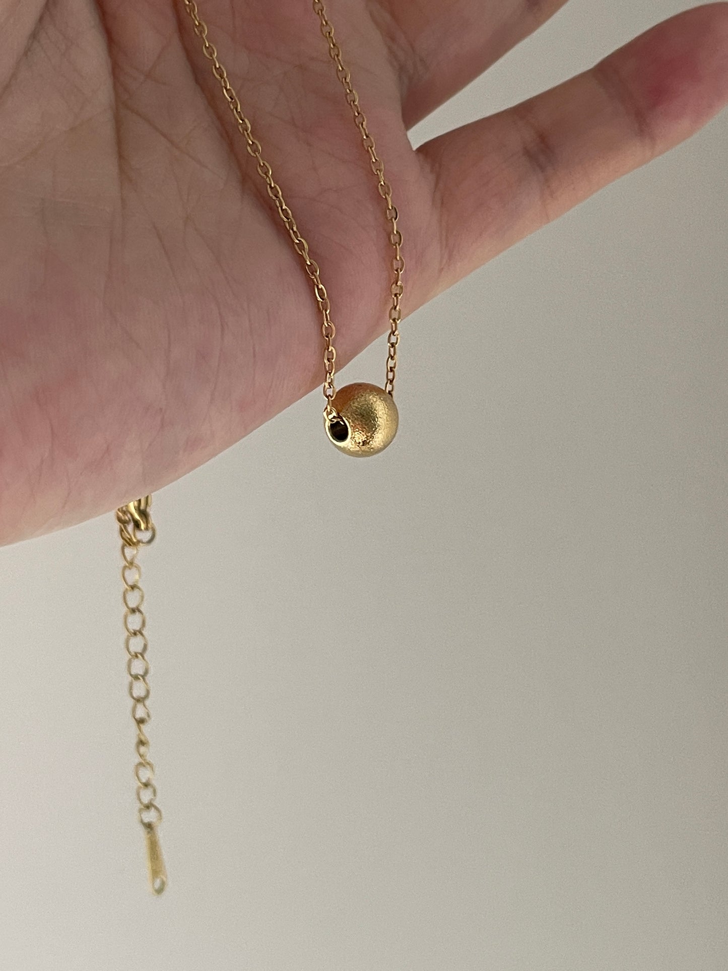 The Gold Ball Necklace