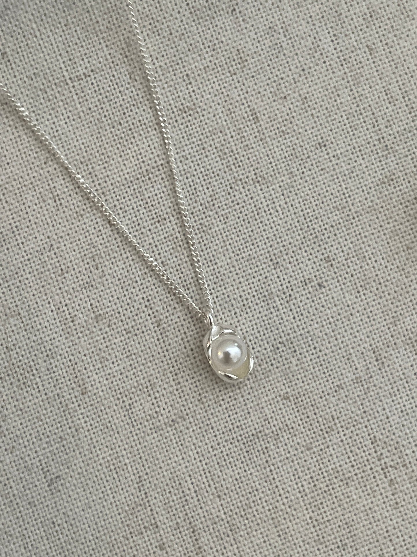 Mini Silver Mermaid Necklace