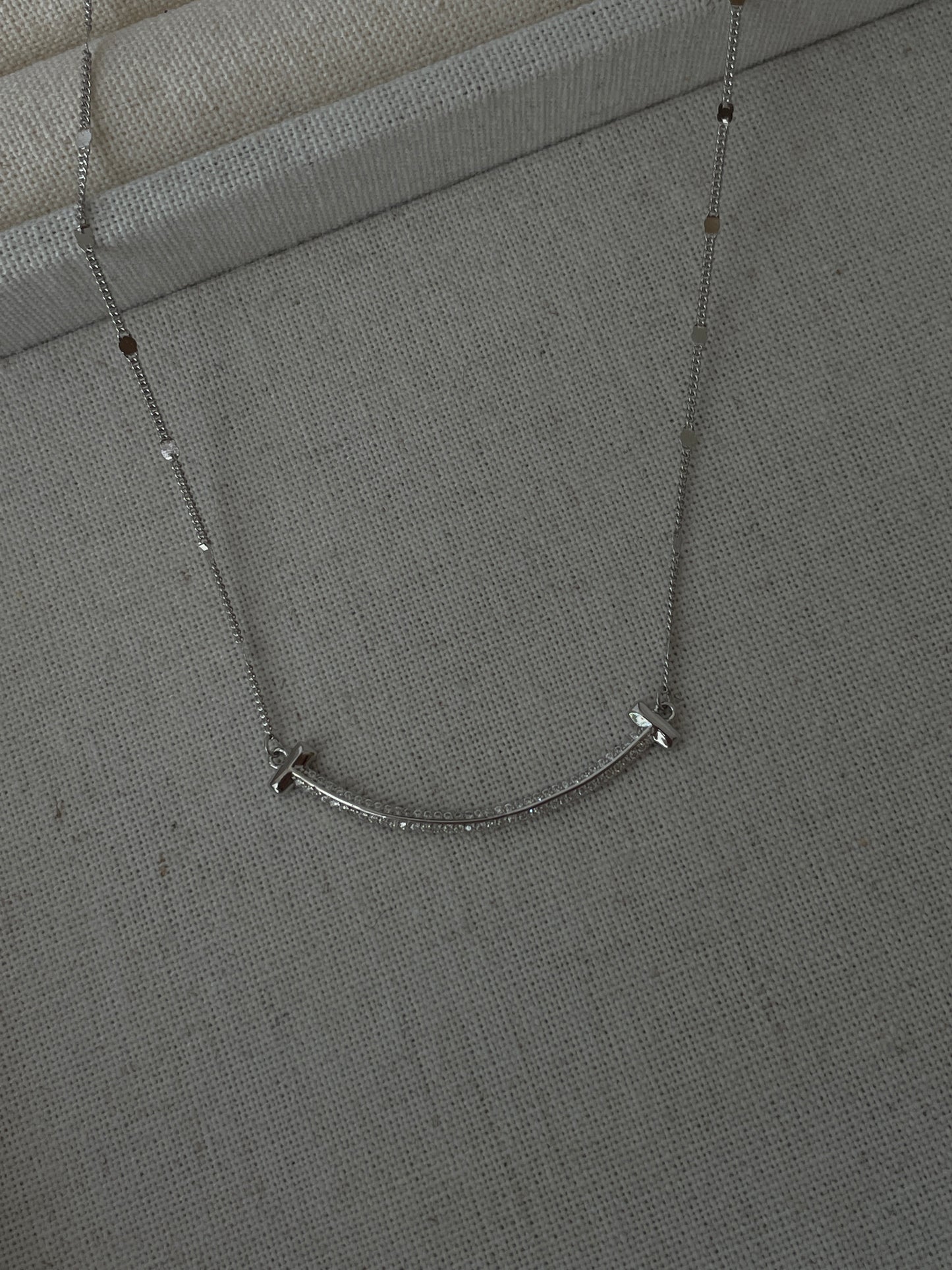 The Silver Smile Necklace