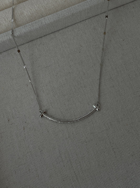 The Silver Smile Necklace