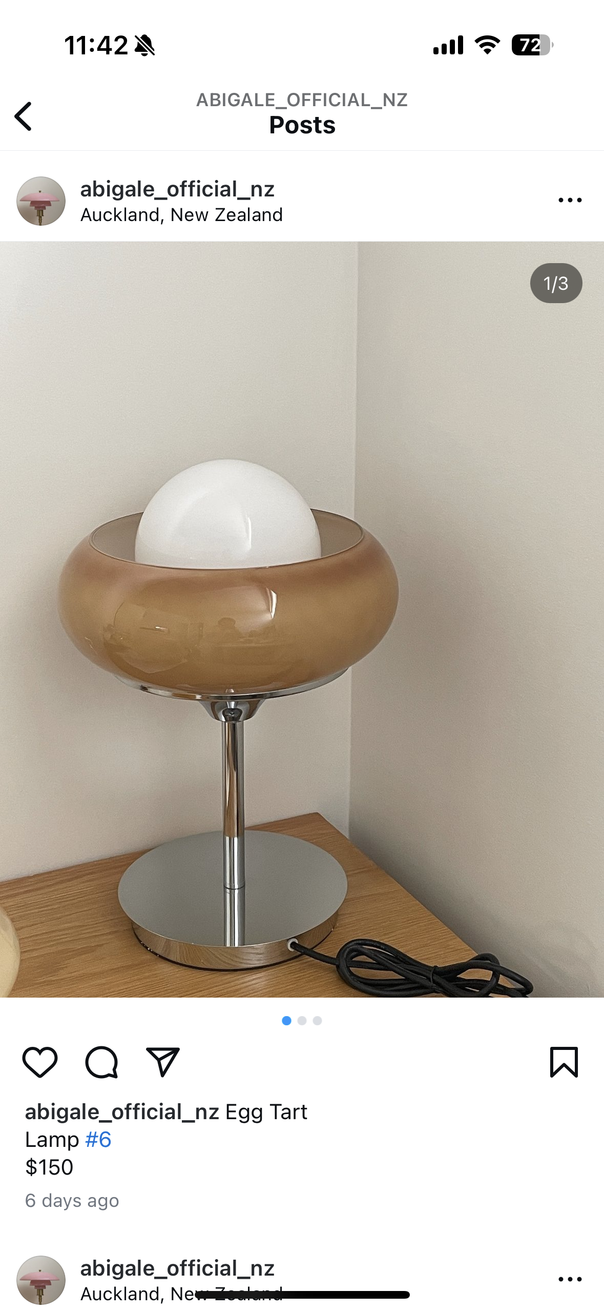 Egg Tart Table Lamp(Sold Out)