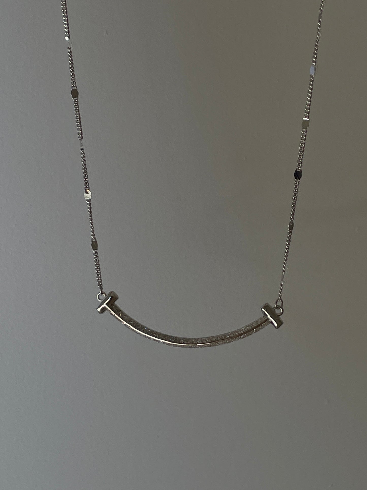 The Silver Smile Necklace