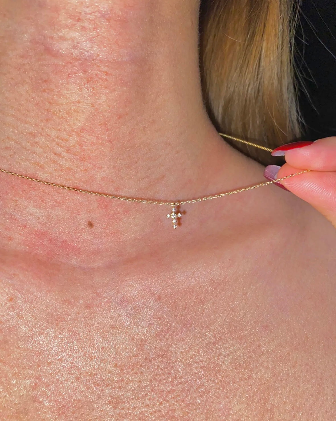 The Mini Cross Necklace