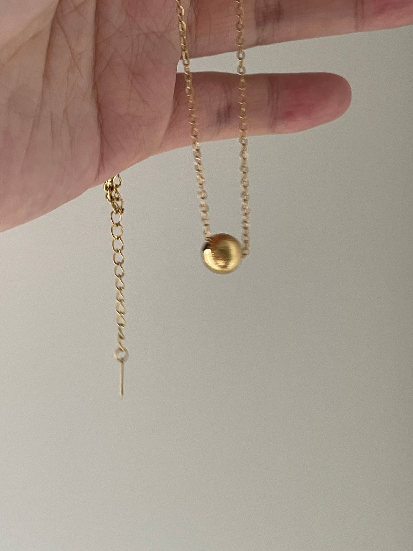 The Gold Ball Necklace