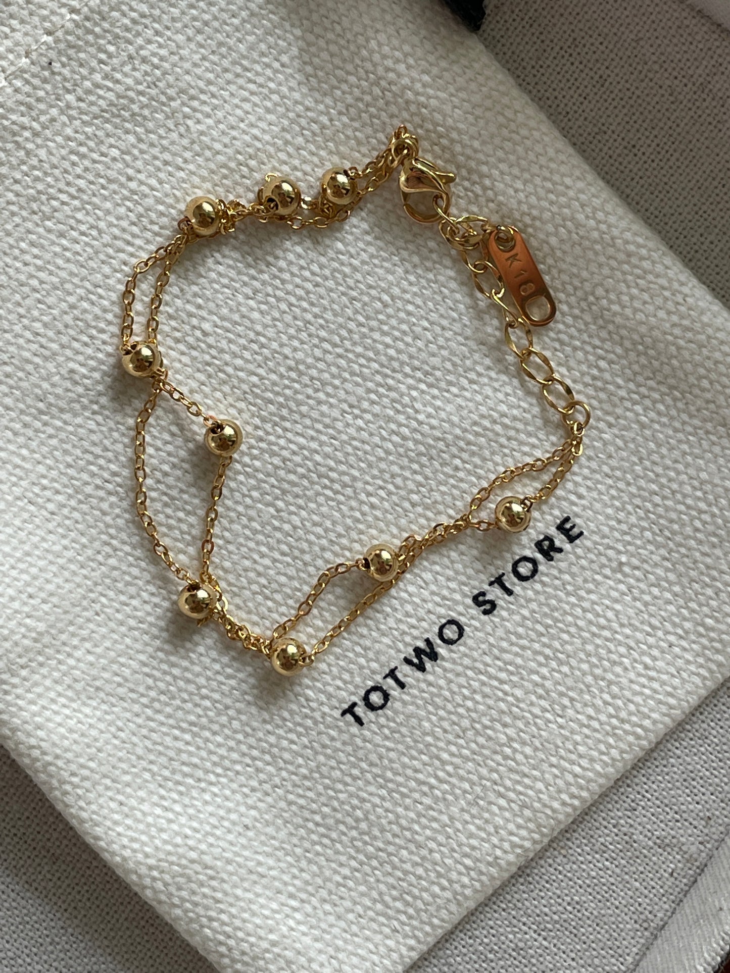 Gold Beans Bracelet