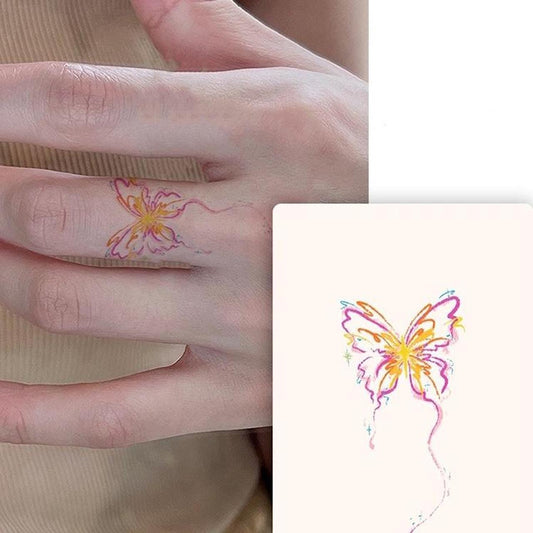 Mini Butterfly Tattoo Sticker