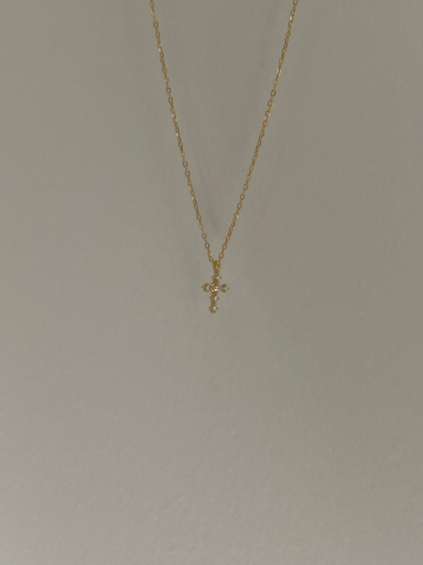 The Mini Cross Necklace