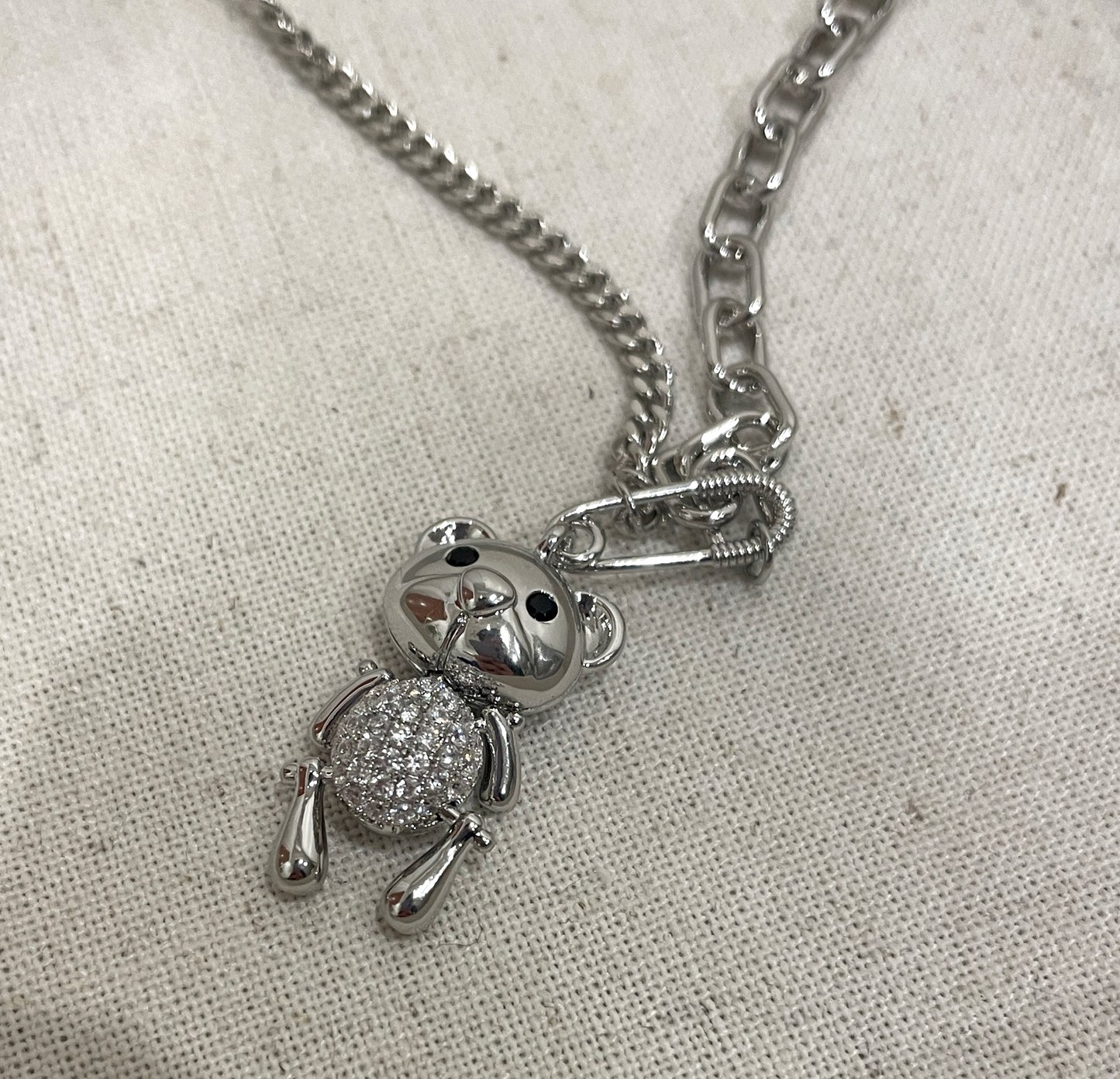 Hello Bear Necklace