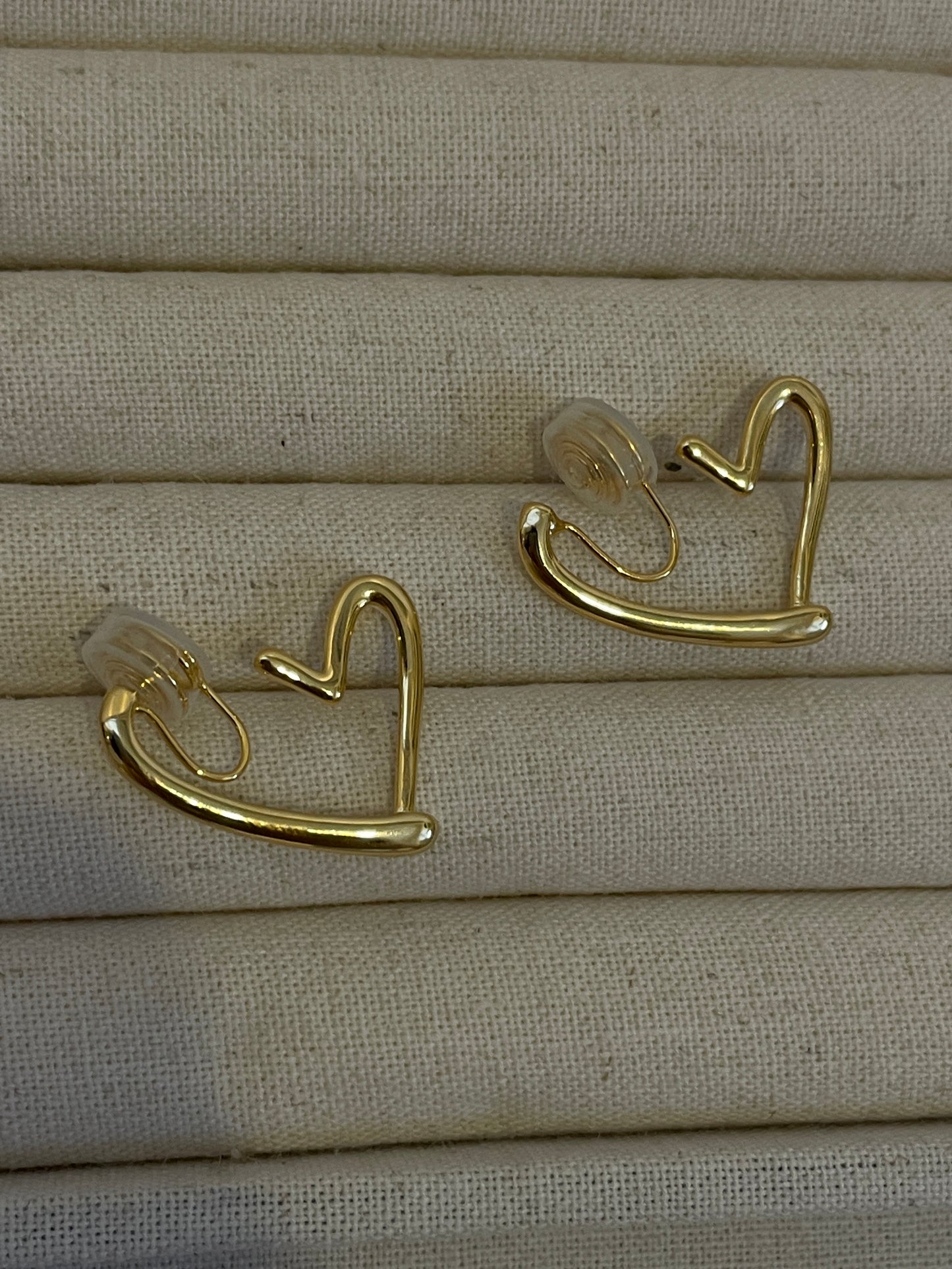 The Burning Heart Ear Clip