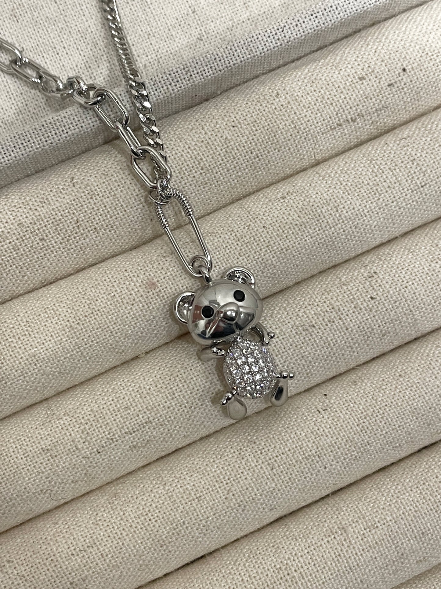 Hello Bear Necklace