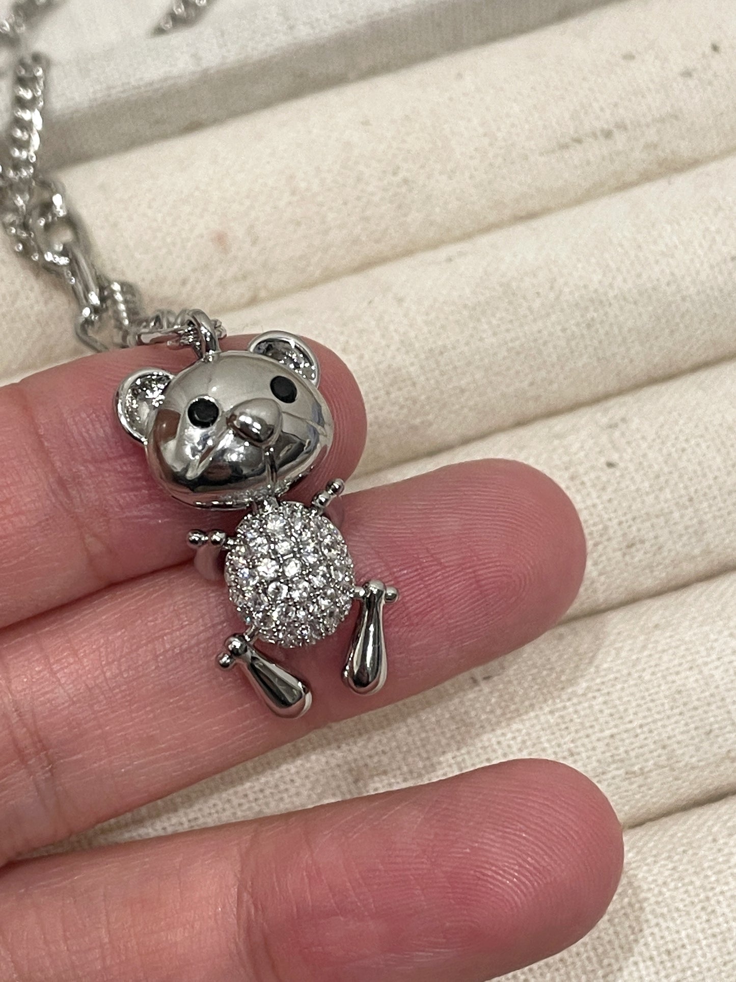 Hello Bear Necklace