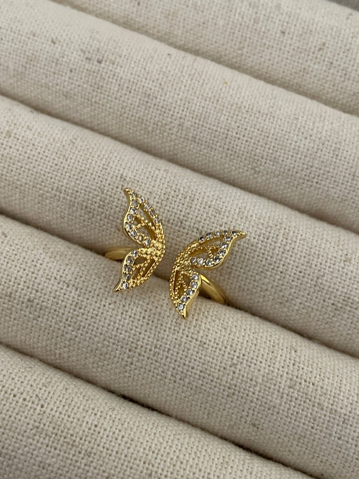 The Golden Butterfly Ring