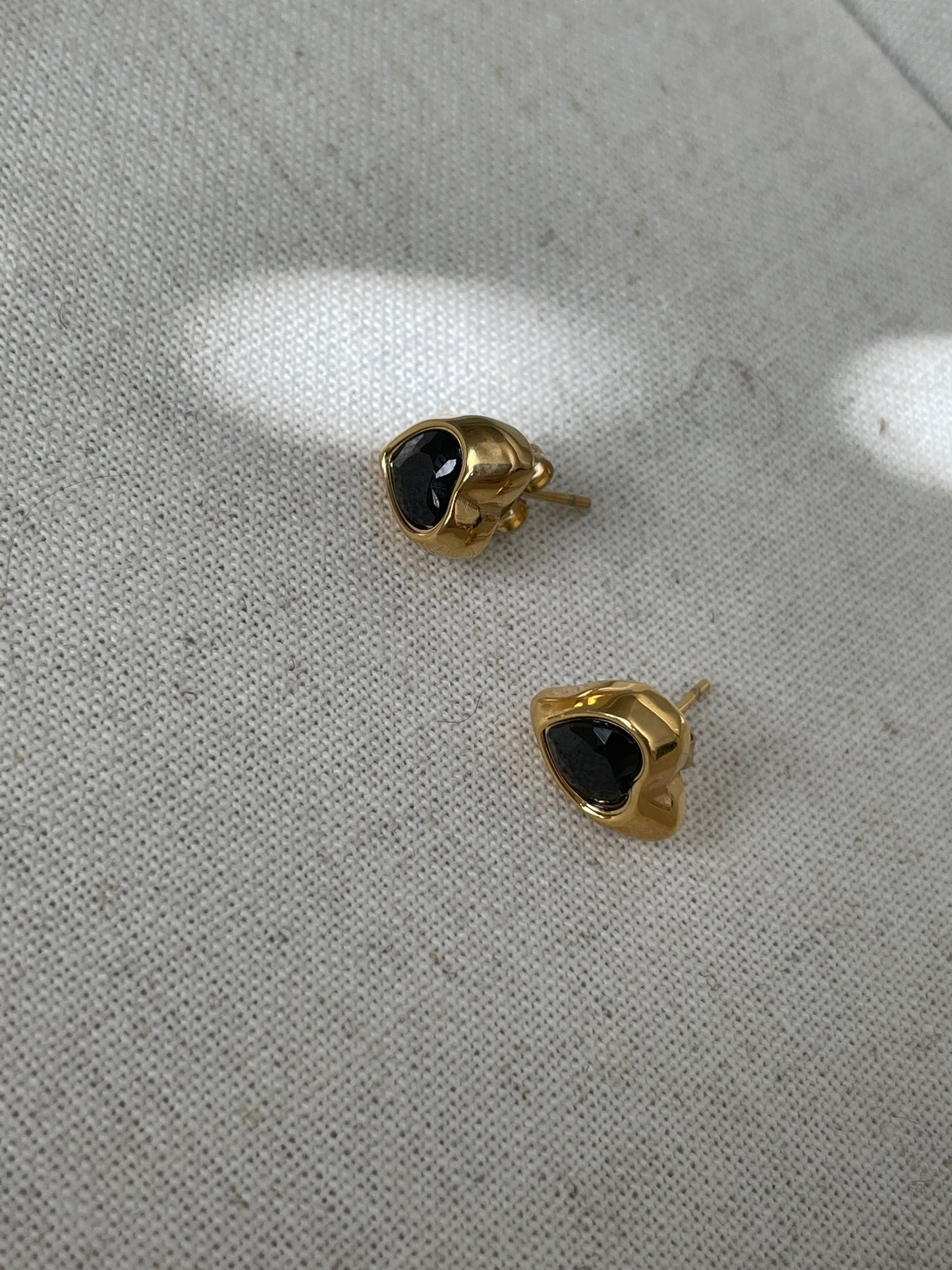 The Black Black Heart Earrings (Sold Out)