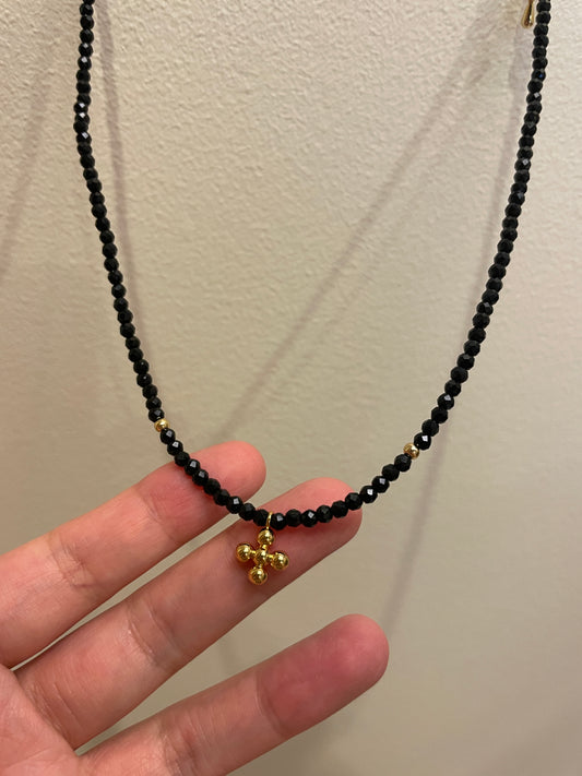 The Black Beads Necklace