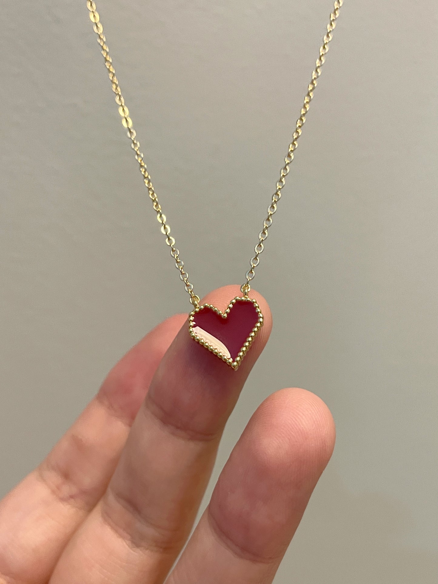 The Red Heart Necklace(Sold Out)