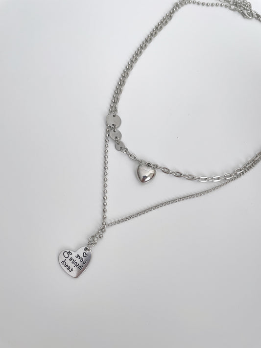 The Love Inspire Teach Necklace Set