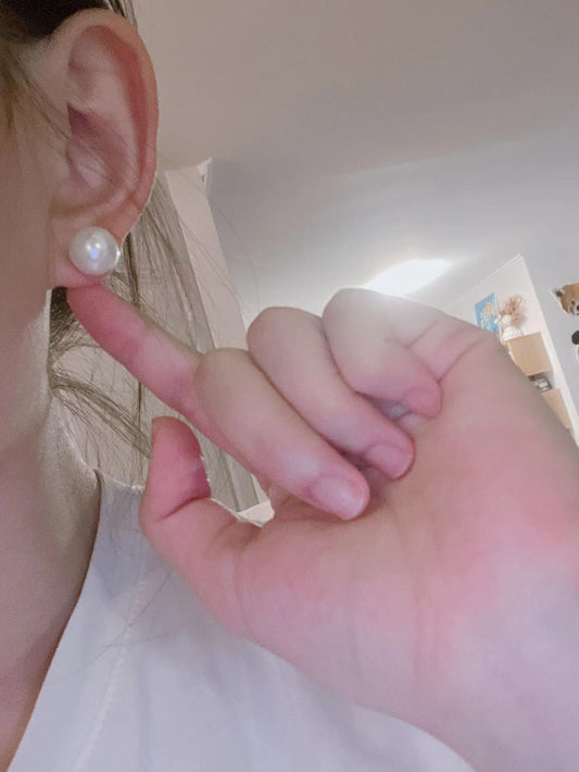 Pure White Earrings